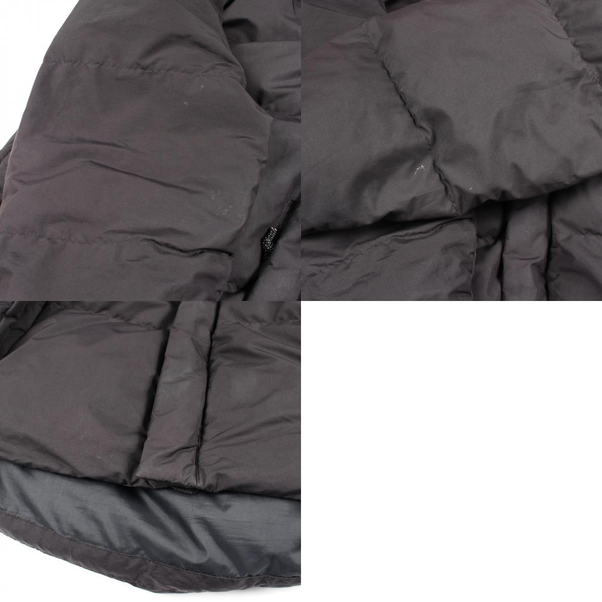THE NORTH FACE WHITE LABEL RIVERTON T Black Poly Down Jacket Size 95/M
