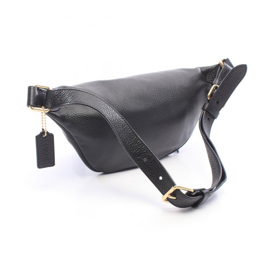 COACH Leather Belt Bag Black