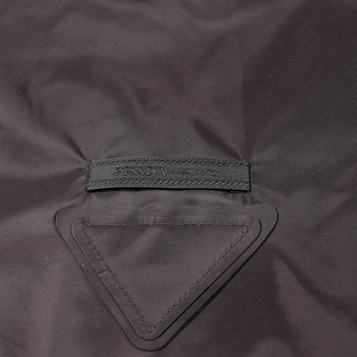 PRADA Re-Nylon Hooded Padded Nylon Black Size M