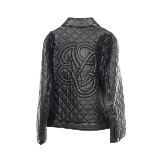 LOUIS VUITTON Quilted Blouson Black Size 48