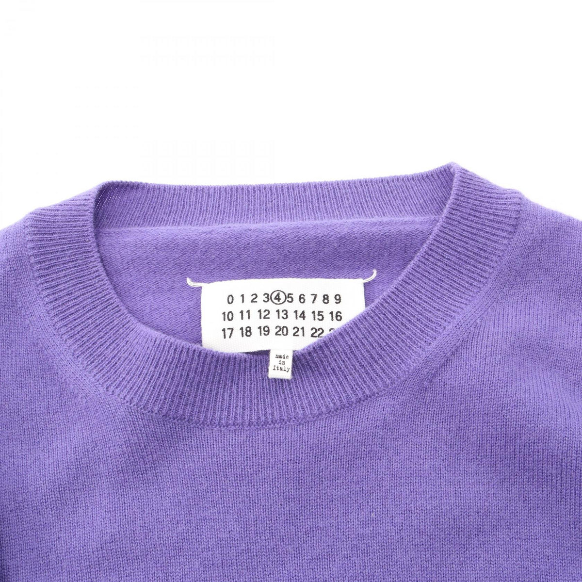 Maison Margiela 4 Elbow Patch Crew Sweater Purple Size S