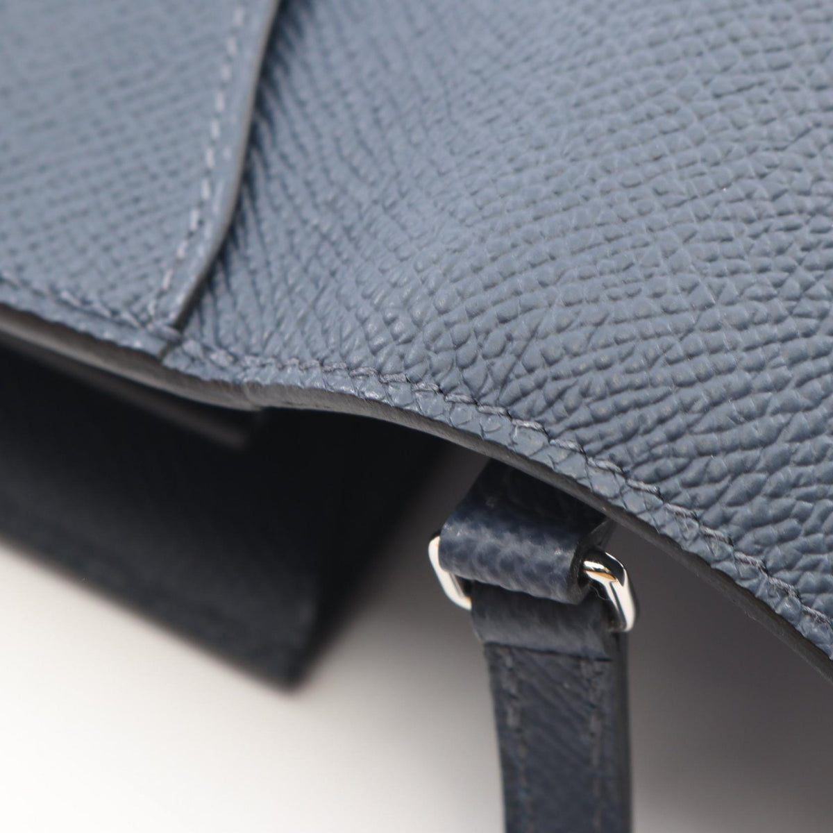 HERMES Navy Blue Constance Shoulder Bag