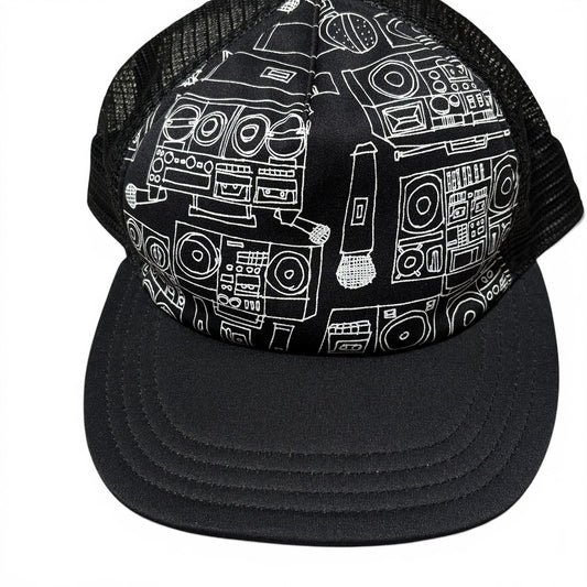 Vintage Stussy Trucker Cap Black Size ONE SIZE
