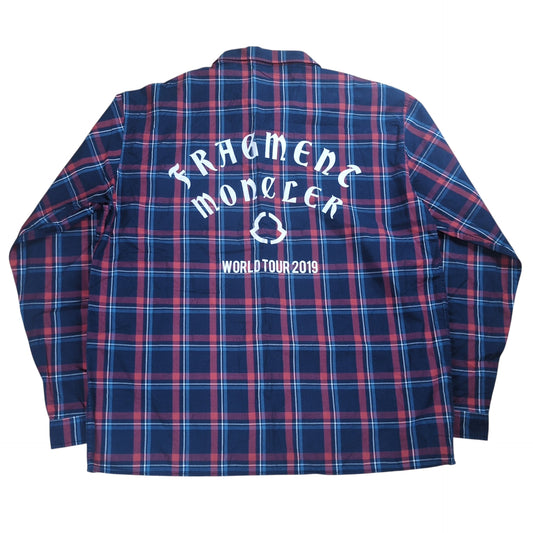 FRAGMENT DESIGN×MONCLER World Tour Check Shirt Size 4