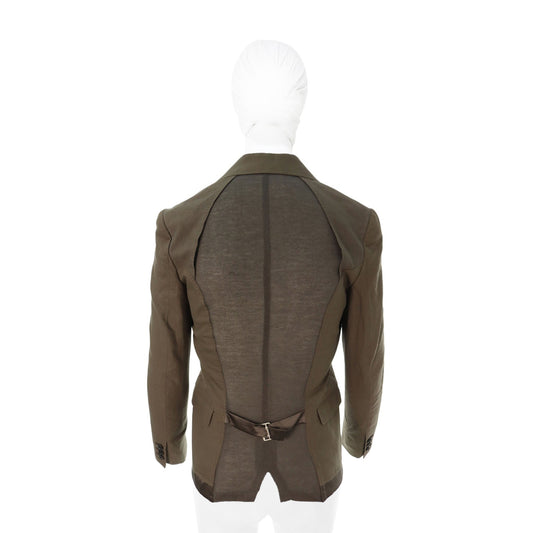 UNDERCOVER 2009 S/S Cotton Blend Jacket Brown Size 1