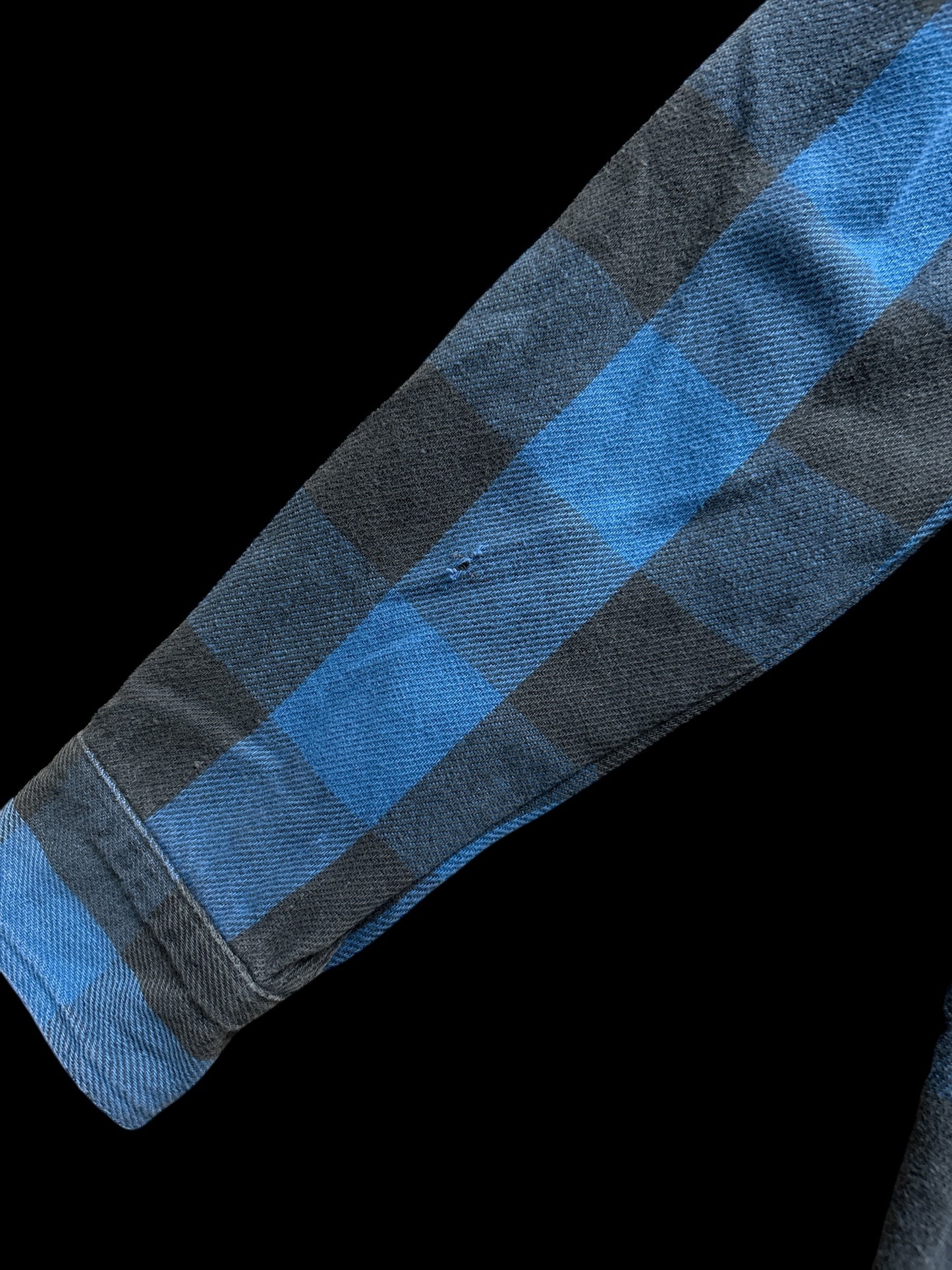 Black check shirt x Black check shirt 90s OshKosh Blue