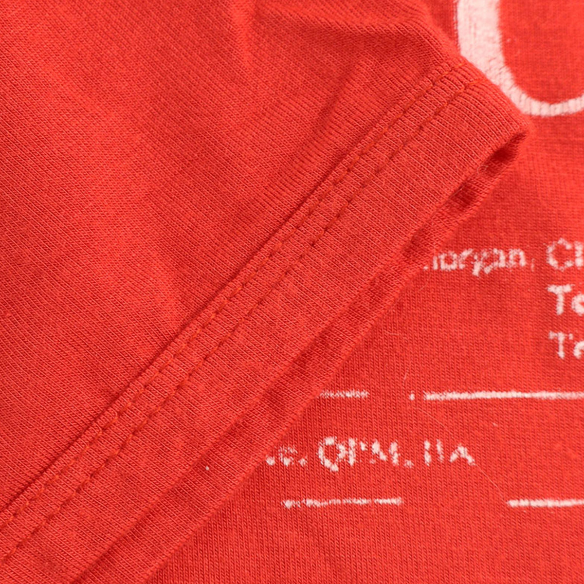 RAF SIMONS 2002 S/S T-Shirt Red White Size 48