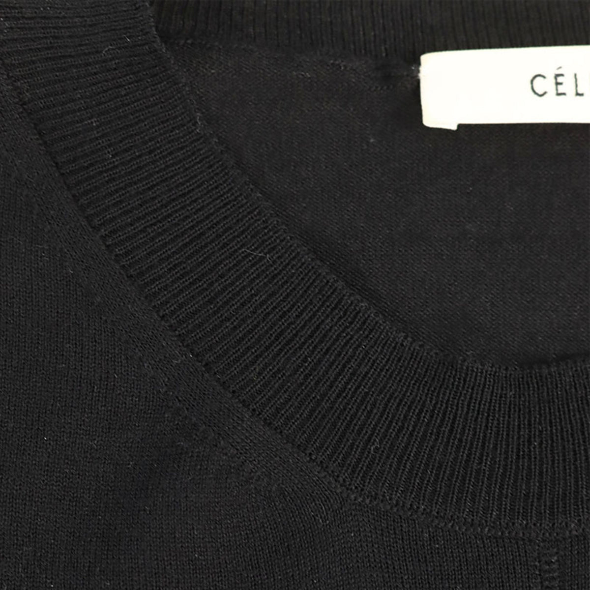 Celine CÉLINE by Phoebe Philo Wool Silk Sweater Dark Size M