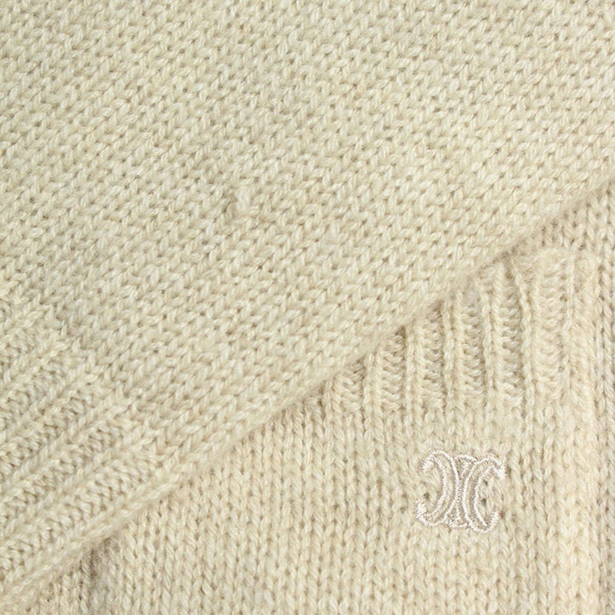 Celine CÉLINE by Phoebe Philo Beige Sweater Size L