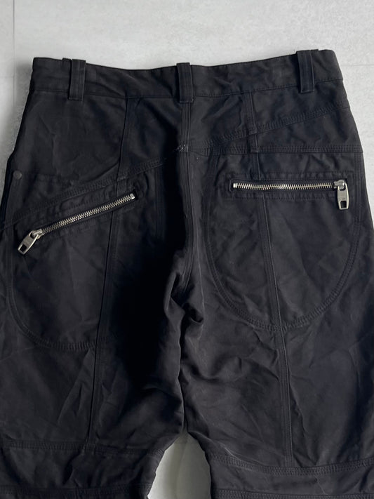 Griffin Black Zip Gimmick Pants Size 28