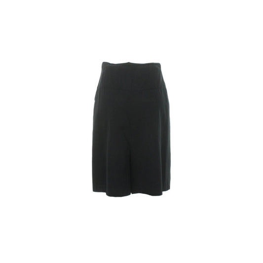 Maison Martin Margiela Black Cotton Midi Skirt Size 40