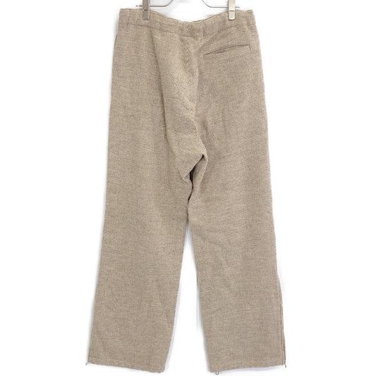 AURALEE A22AP02DT Wool Hairline Light Tweed Pants Size 3