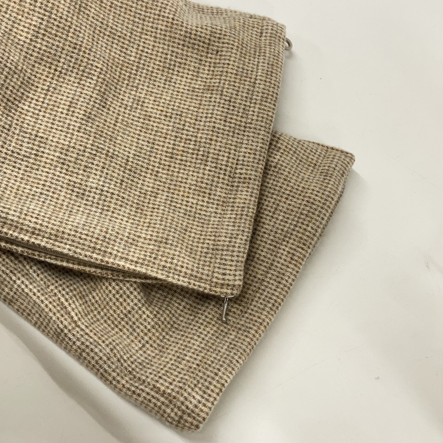 AURALEE A22AP02DT Wool Hairline Light Tweed Pants Size 3
