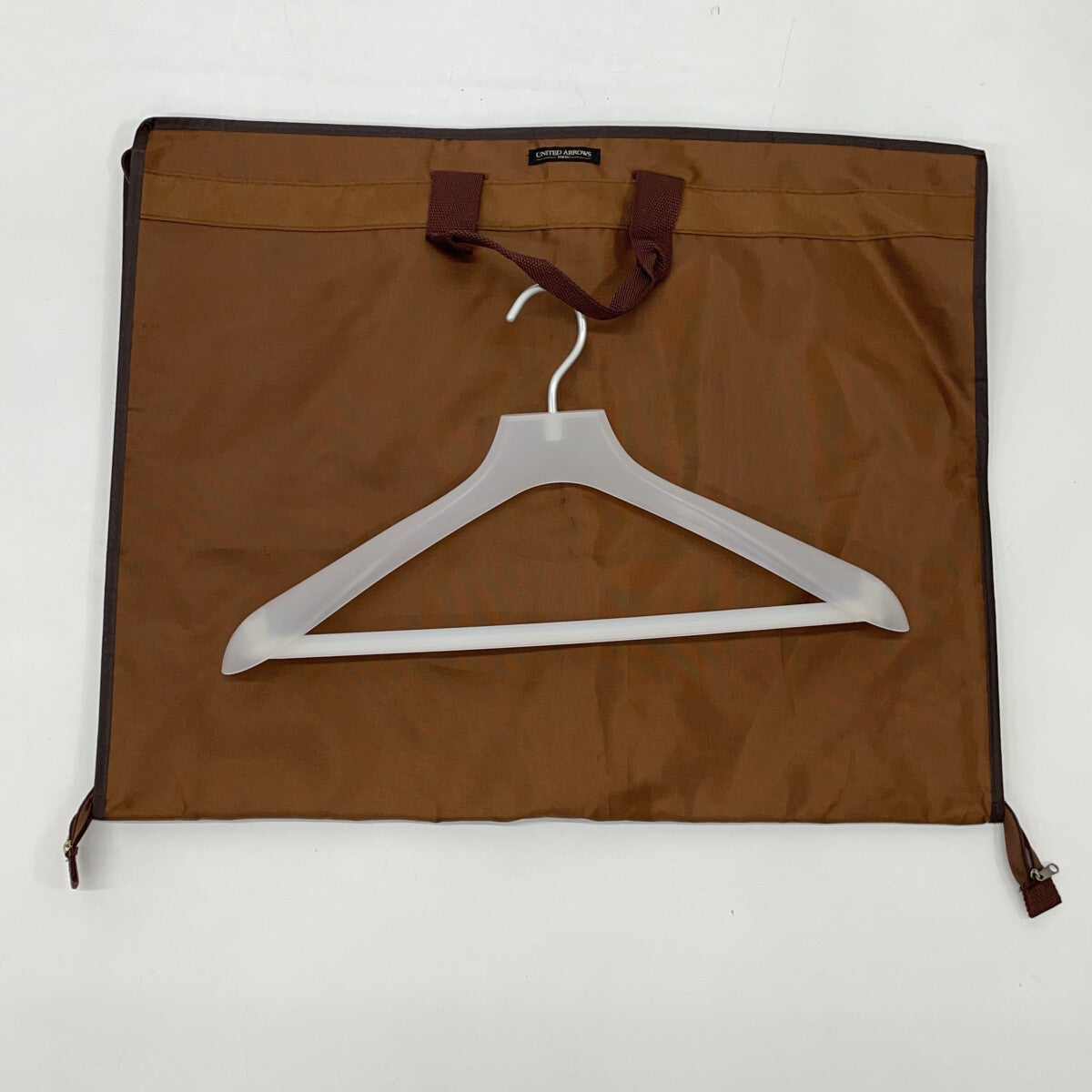 CIRCOLO Collared Wool Blouson Jacket Brown Size L