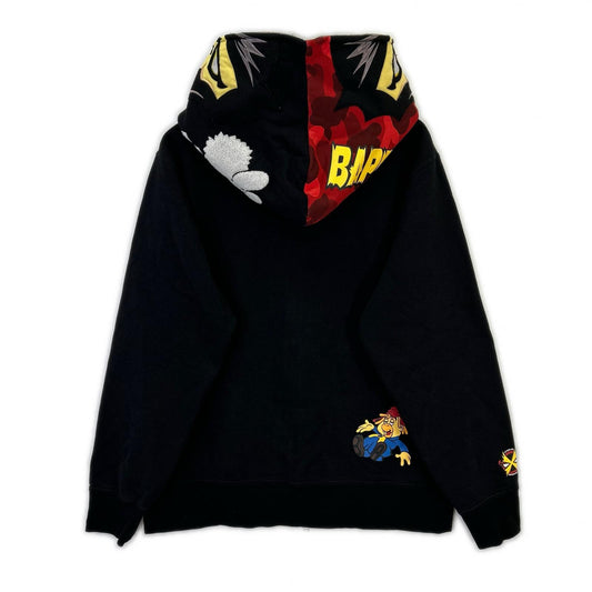 A BATHING APE BAPEMAN-X Full Zip Hoodie Jacket Size XL