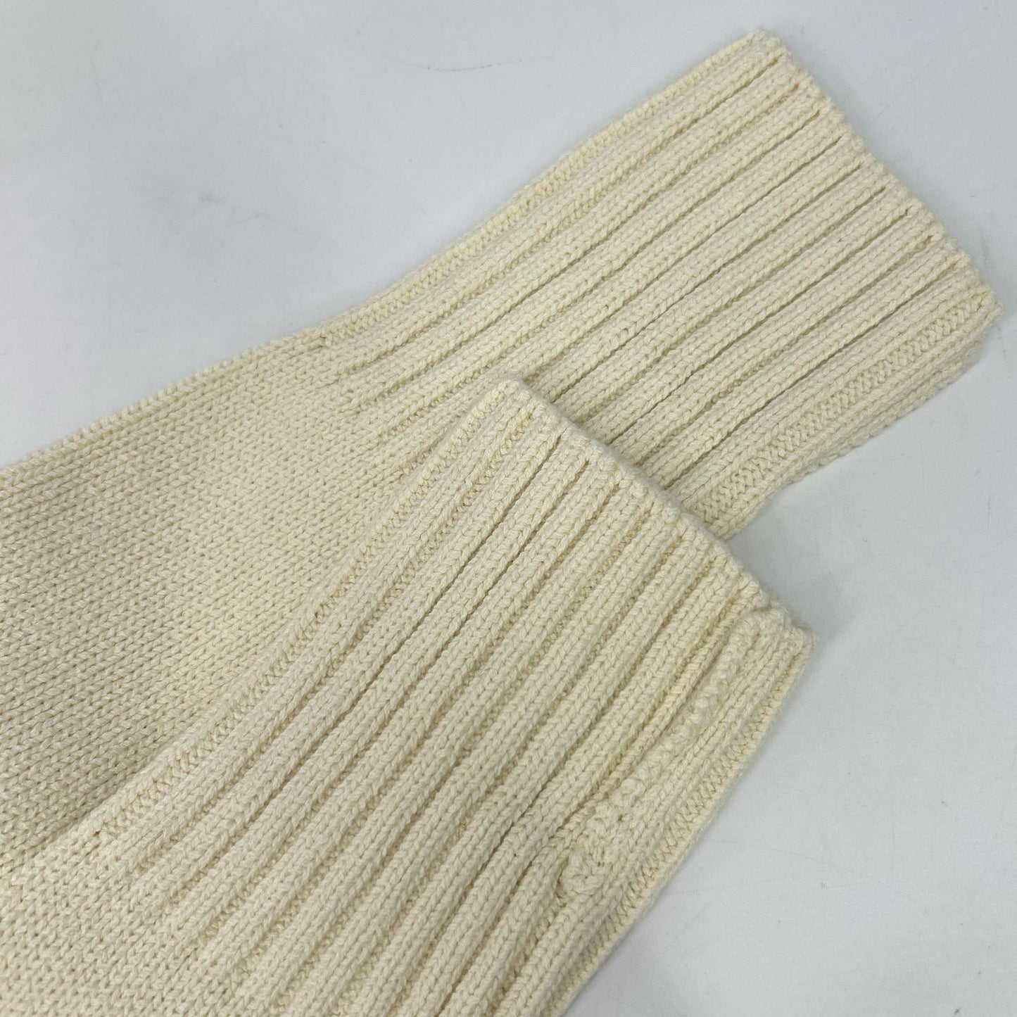 ALFREDDUNHILL Cotton Cable Knit Sweater Ivory Size M