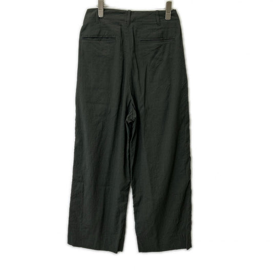 blurhms Khaki Wool Rayon Silk Wide Slacks Size 00