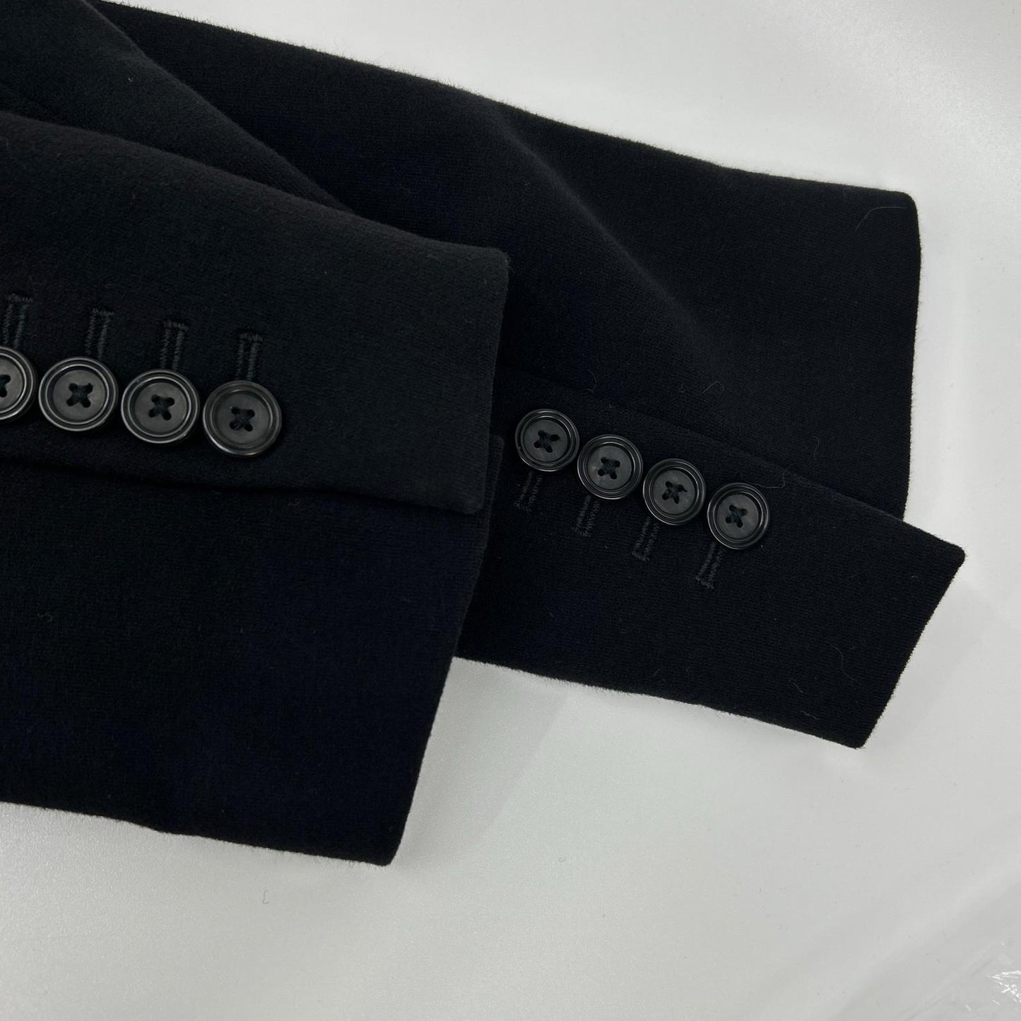 CIRCOLO 2B Cotton Jersey Jacket Black Size 46