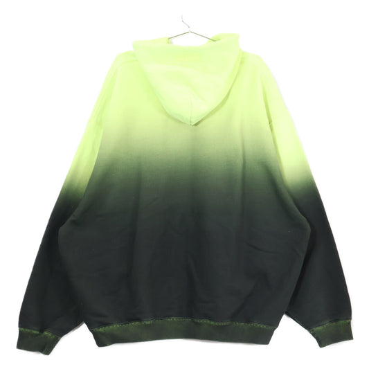 VETEMENTS 23AW Logo Gradient Hoodie Yellow/Green Size S