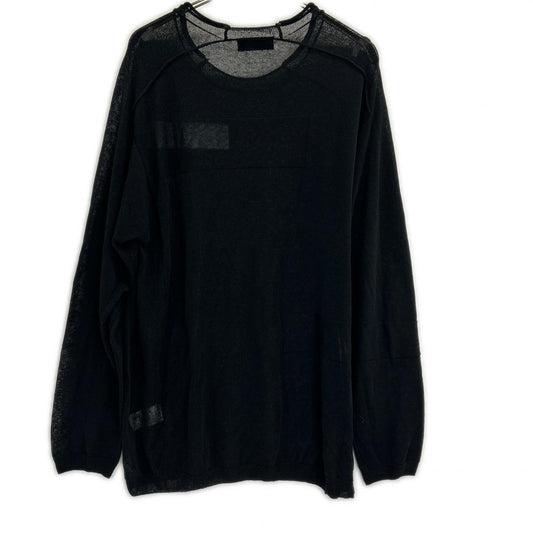 Yohji Yamamoto POUR HOMME 24SS Sheer Sleeve T-Shirt Size 3