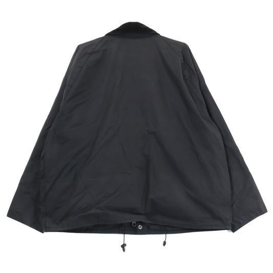 Barbour Transport Wax Short Jacket Black Size 42