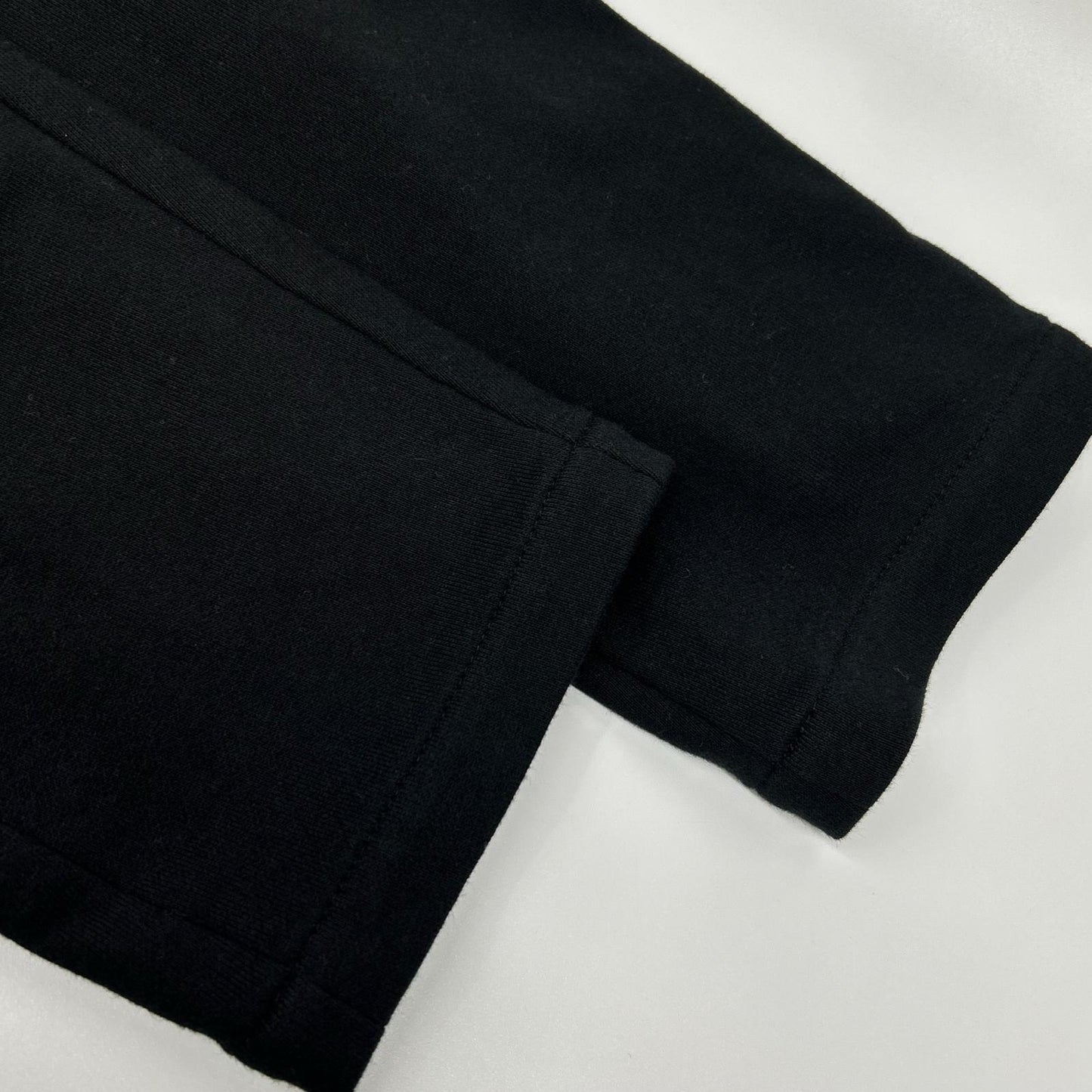 Y's Black Asymmetric Combed Fleece Cotton Jacket Size 3