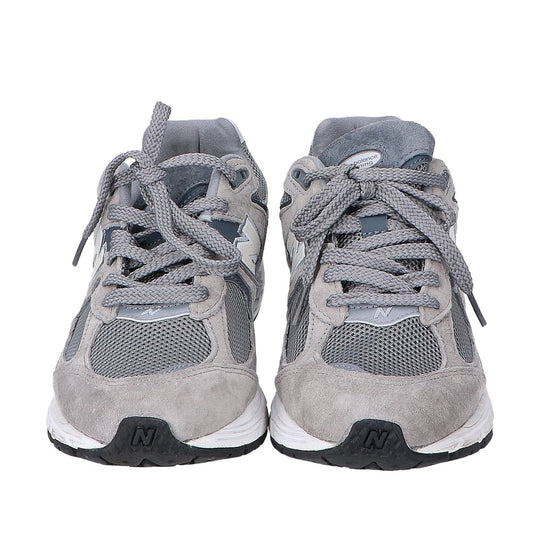 NEW BALANCE M2002RST Suede Mesh Sneakers Gray Size 24.5