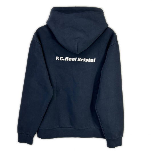 F.C.Real Bristol Tech Sweat Pullover Hoodie Navy Size S