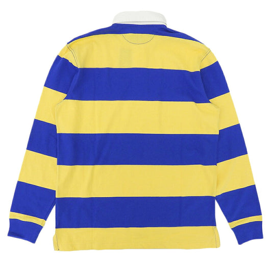 POLO RALPH LAUREN Striped Long Shirt Yellow/Blue Size M
