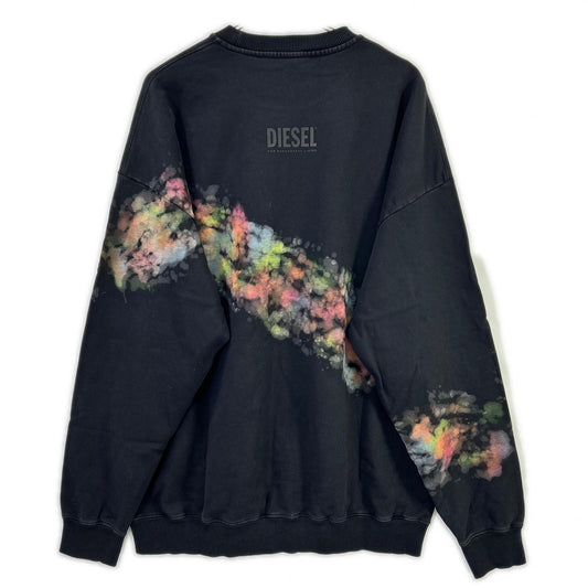 DIESEL 21SS S-MART-A92 Black Sweatshirt Size L