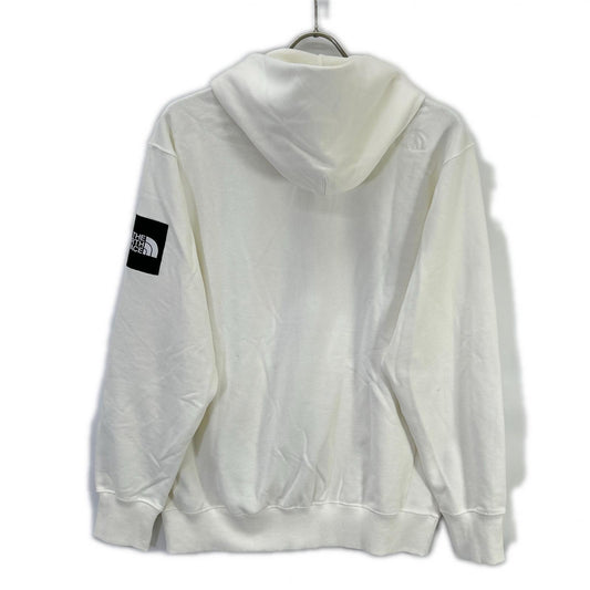 THE NORTH FACE Square Logo Full Zip Hoodie White Size M