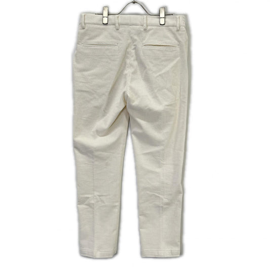 ARCHIVIO White MASACCIO Corduroy Pants Size 44