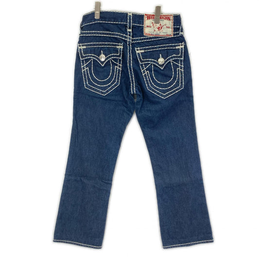 TRUE RELIGION JOEY SUPER Straight Stitch Indigo Jeans Size 29