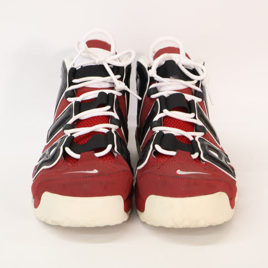NIKE Air More Uptempo 96 Varsity Red/White-Black Sneakers Size 10