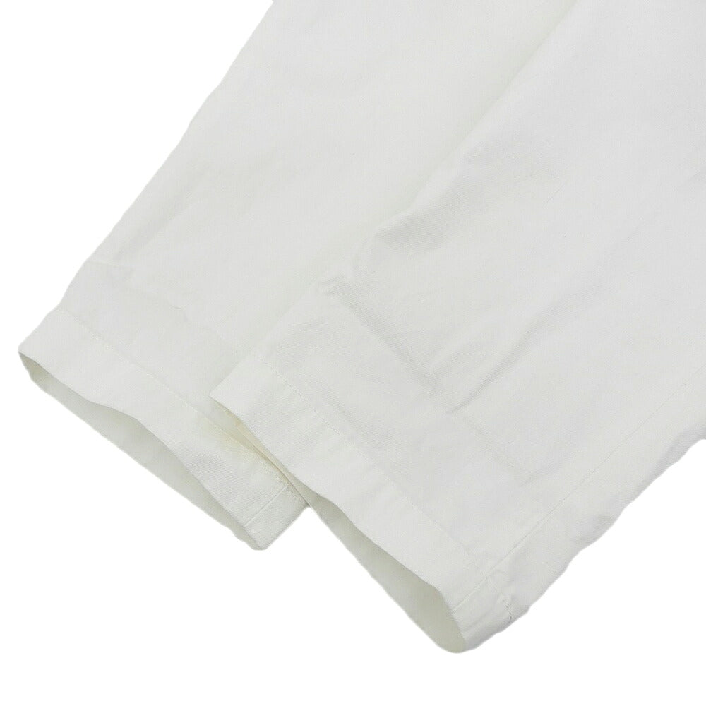 DSQUARED One Pleat Chino Pants Cotton White Size 50
