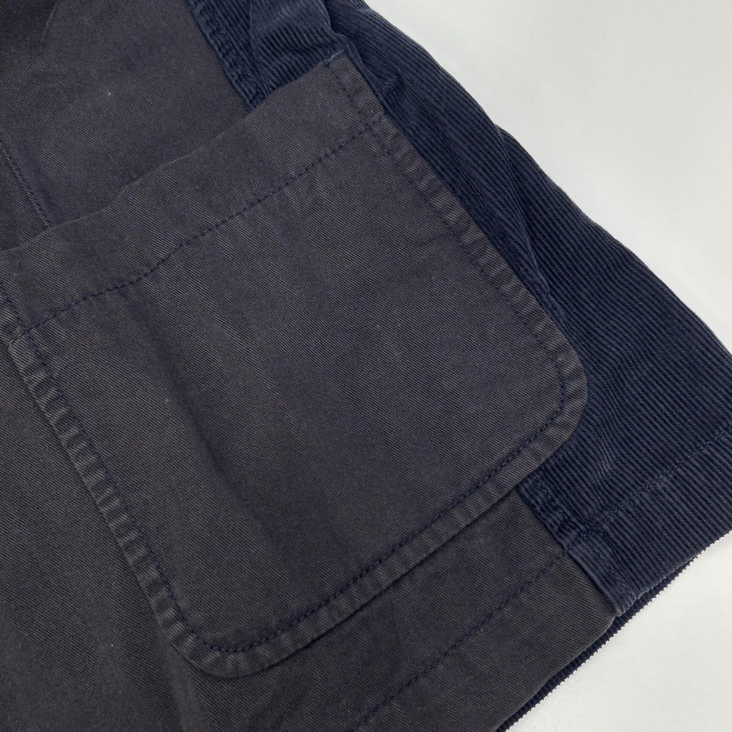 COMMEdesGARCONS SHIRT Cotton Corduroy Jacket Navy Size S