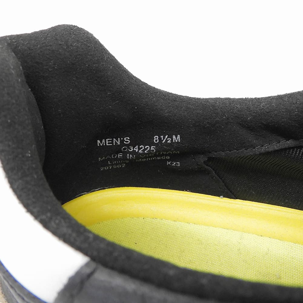 COLE HAAN Black Leather Low-Top Sneakers Size 8