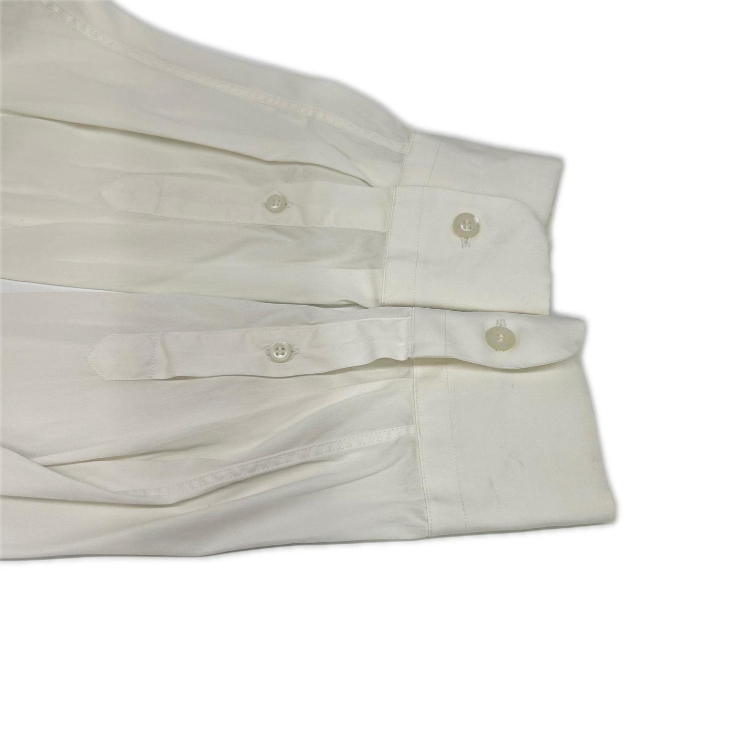 PRADA '14 White Dress Shirt Size L