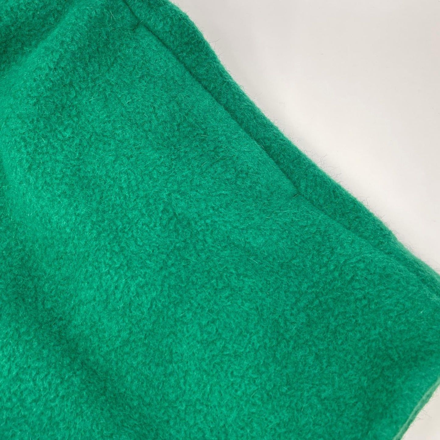 OVERCOAT Green Angora Shawl Collar Coat Size XXL