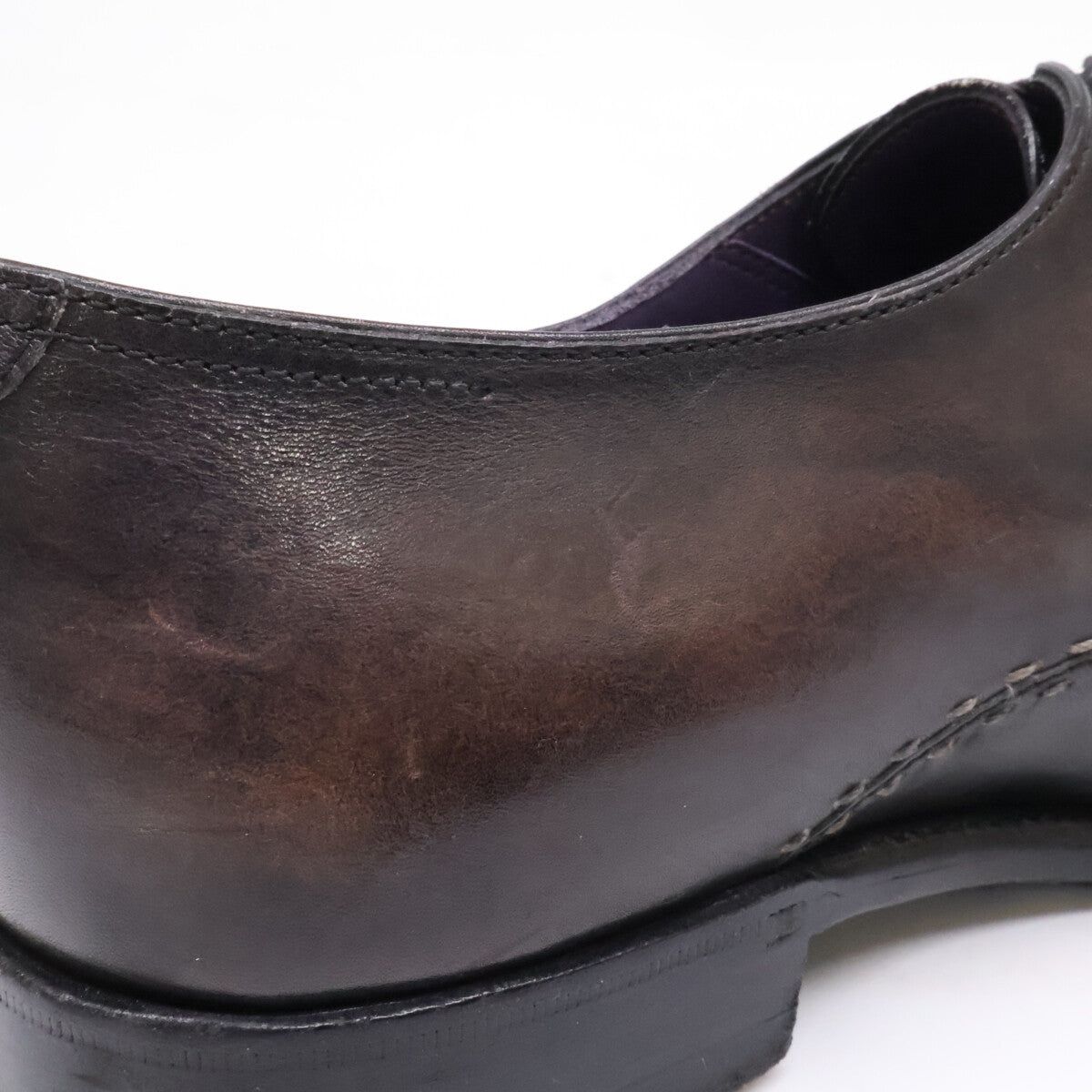 Berluti Brown Patina Alessandro Sneakers Size UK 9