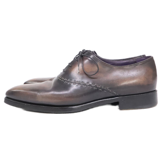 Berluti Brown Patina Alessandro Sneakers Size UK 9