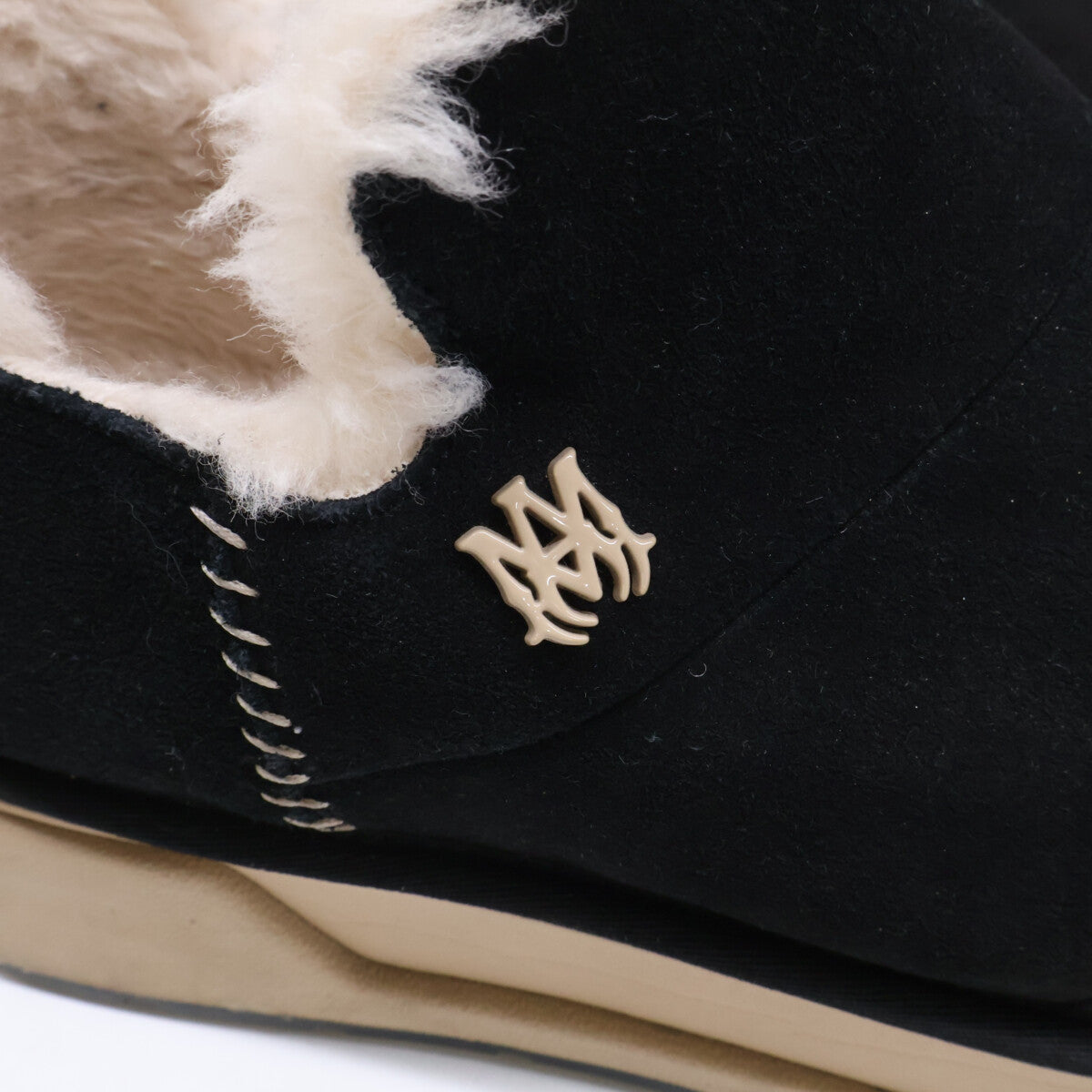 AMIRI Malibu Shearling Boots Black Size 28cm