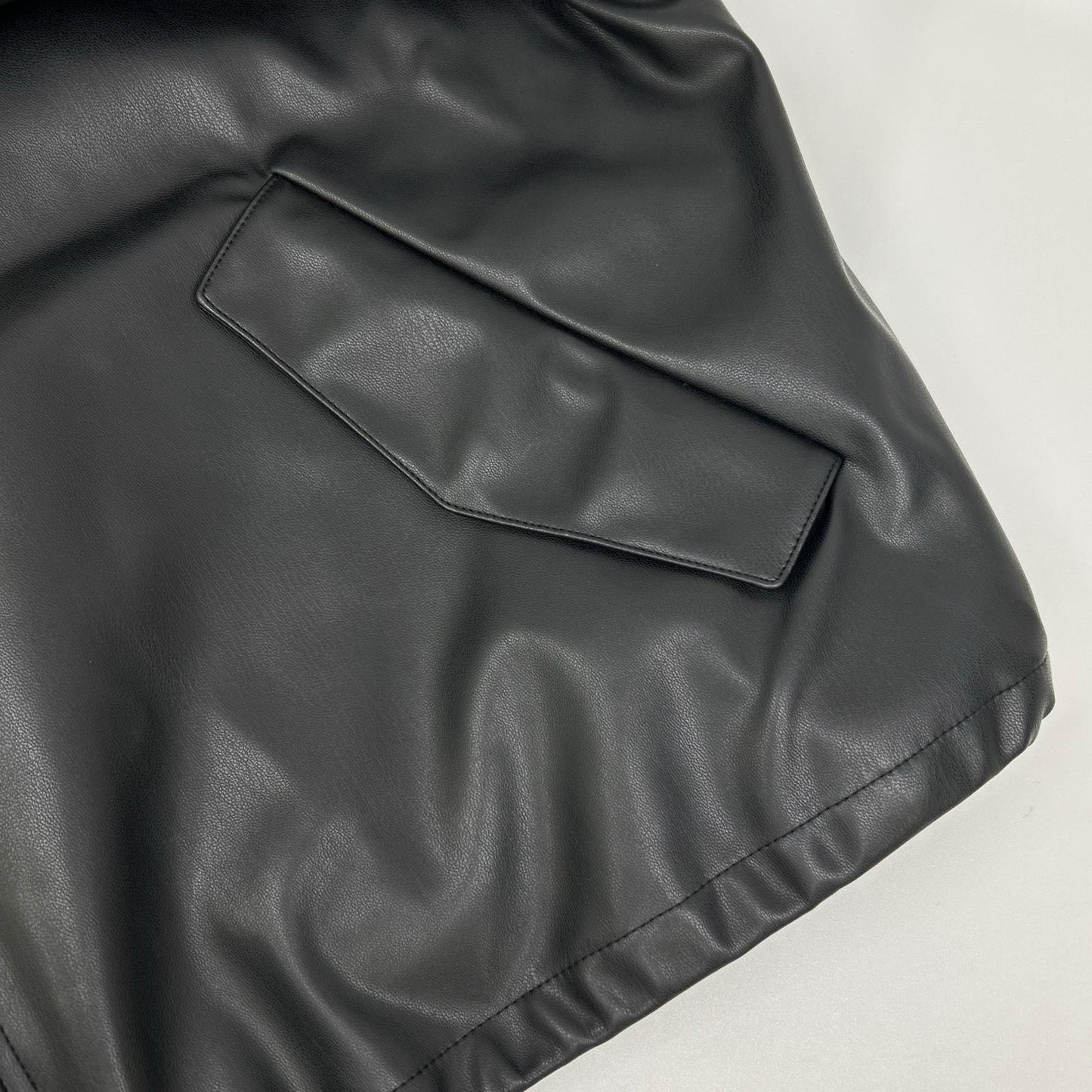 MEN'SBIGI Black Baracuta Faux Harrington Jacket Size XL