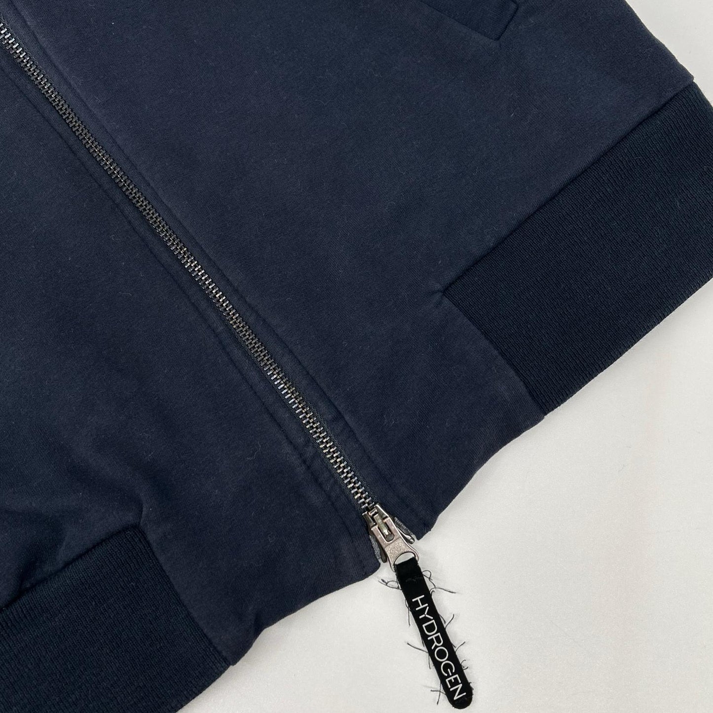 HYDROGEN Navy Fiat 500 Double Zip Track Jacket Size S