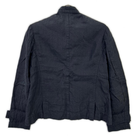 Y's Linen Design Jacket Black Size 2