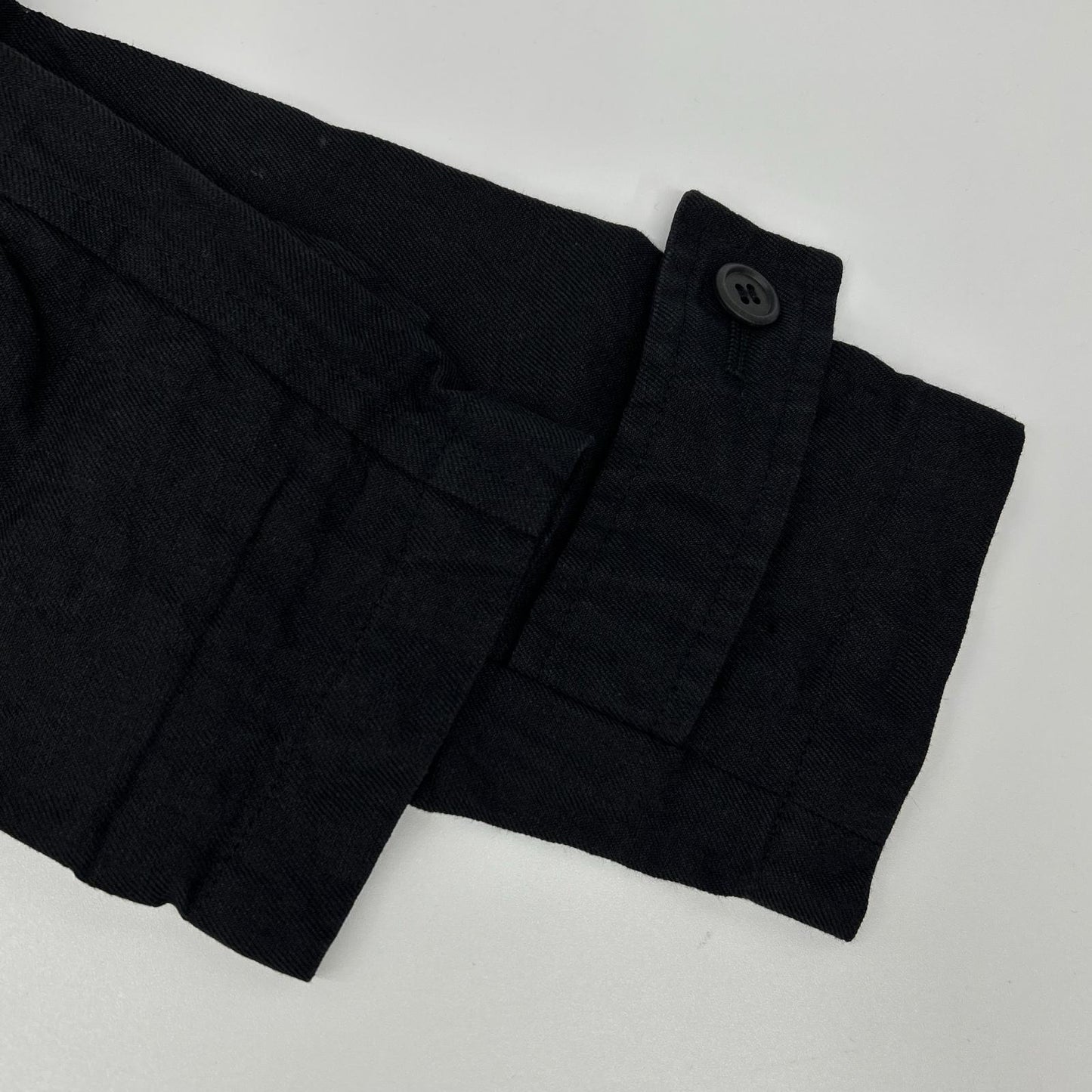 Y's Linen Design Jacket Black Size 2