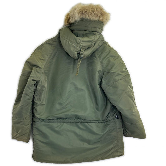 BUZZ RICKSON'S M13675 N-3B Flight Jacket Khaki Nylon Size S