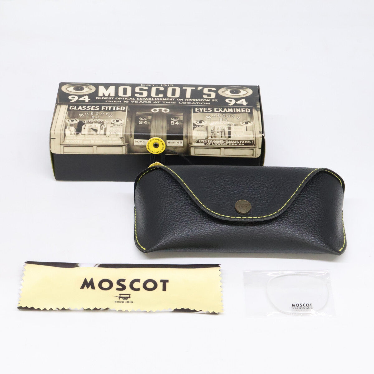 MOSCOT LEMTOSH Boston Black Sunglasses Size 46x24-145