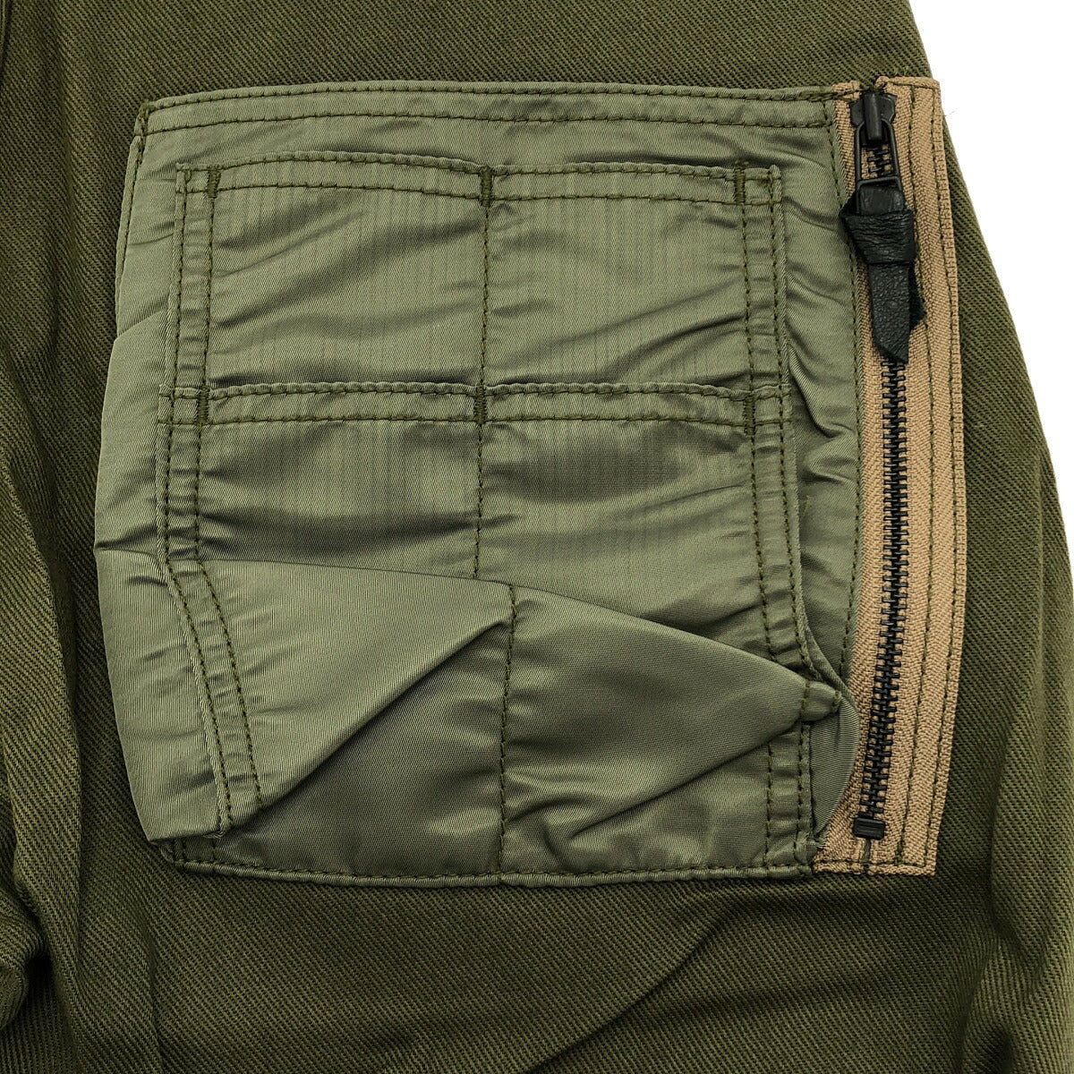 KOJIMA GENES US Air Force Indigo Khaki Denim Size 30