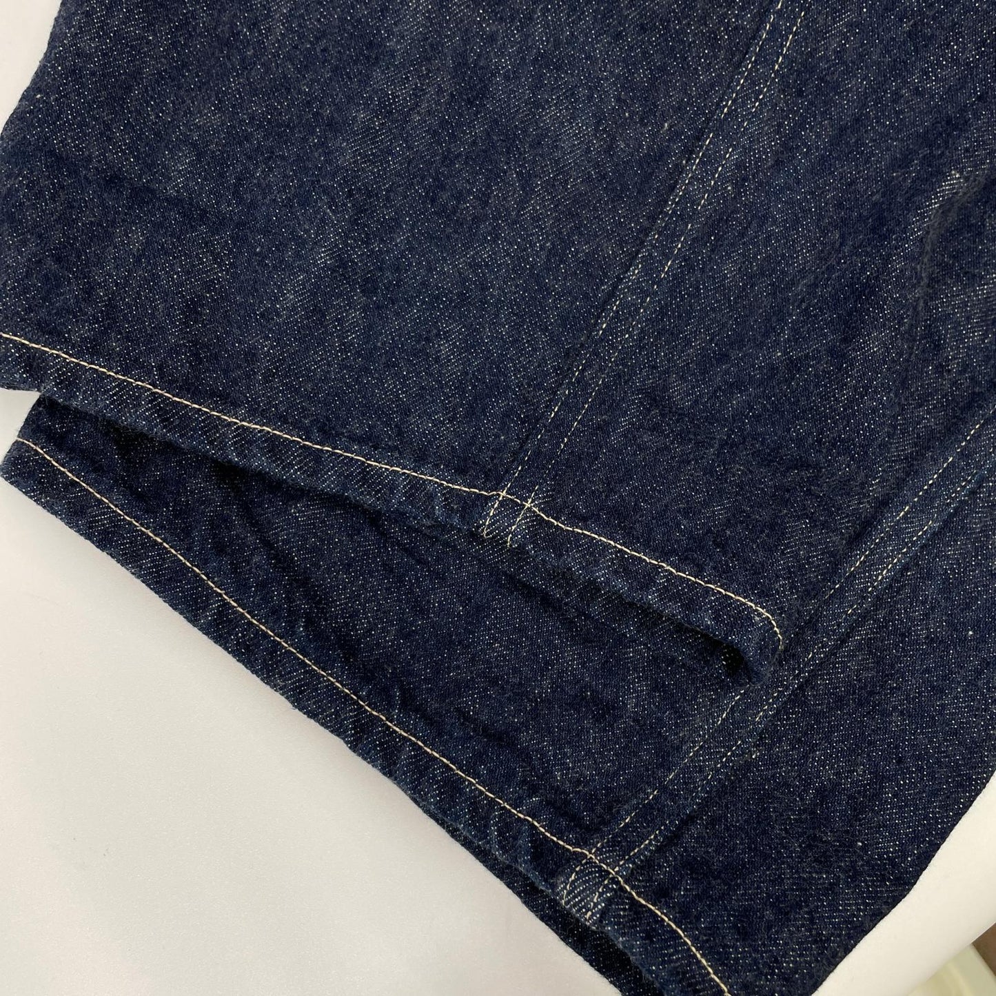COMOLI Indigo Denim Belted Pants V01-03001 Size 2